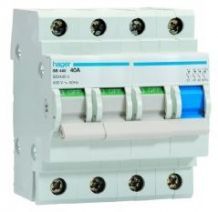 Hager hoofschakelaar 4P 40A SBN440